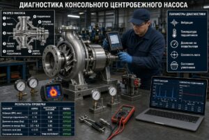 Диагностика консольного насоса