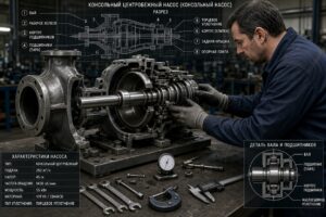 Ремонт консольного насосов